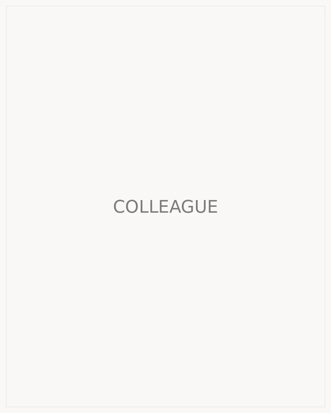 Placeholder: colleague