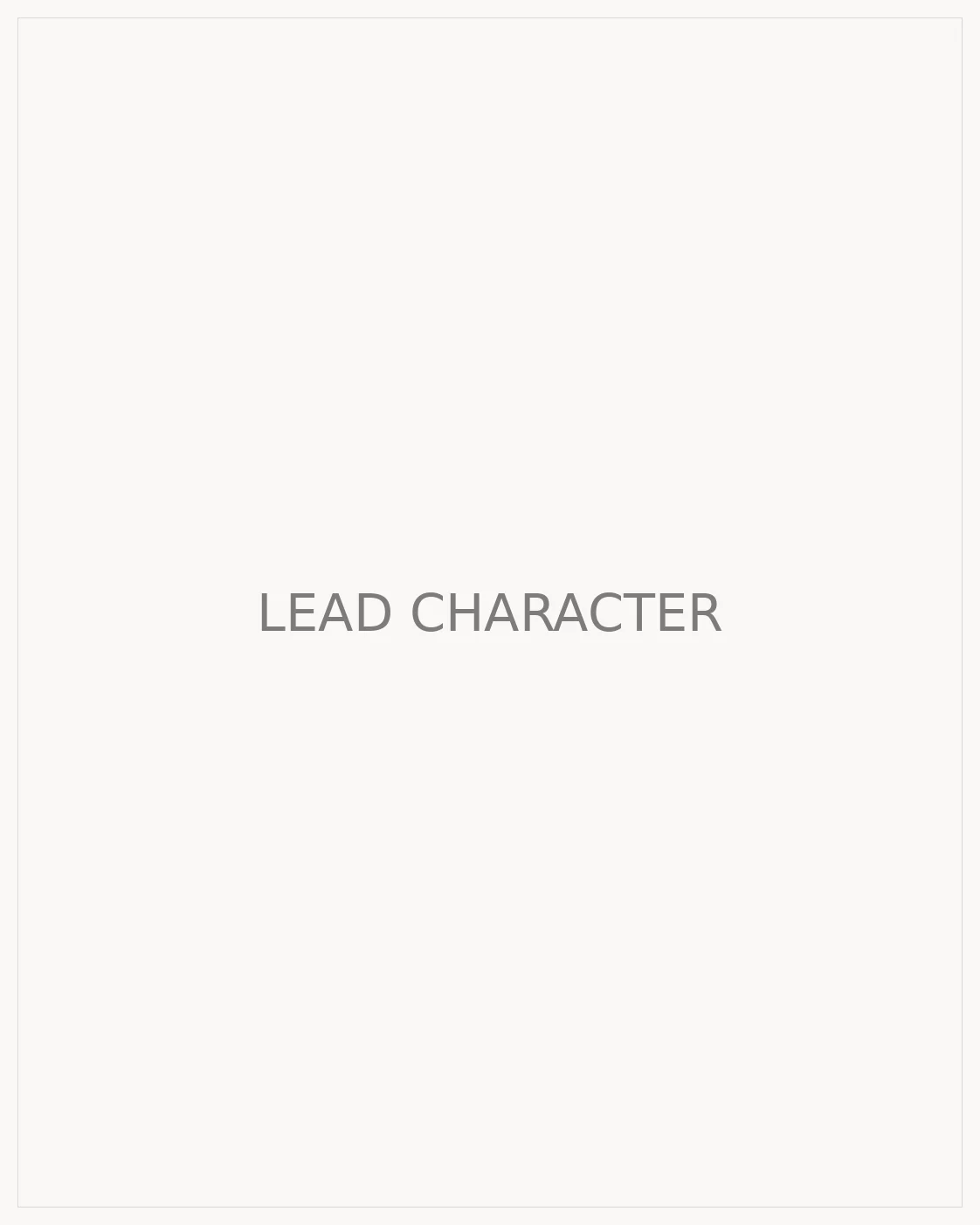 Placeholder: lead character